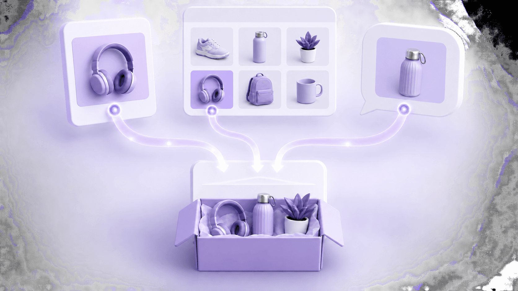 Targeted product paths append items to one order