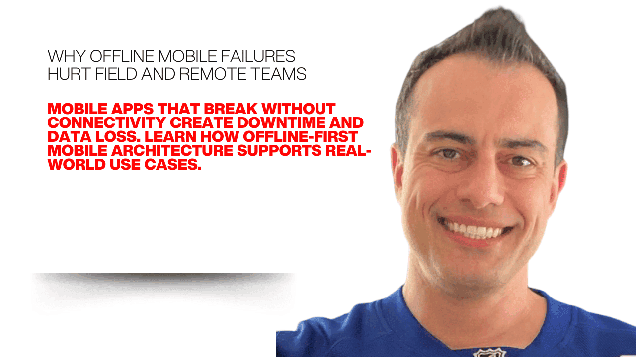 Mobile apps that break without connectivity create downtime and data loss. Learn how offline-first mobile architecture supports real-world use cases.