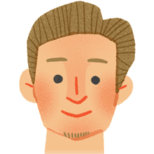 ベンチャー企業の社長の伊藤社長のイラスト。
