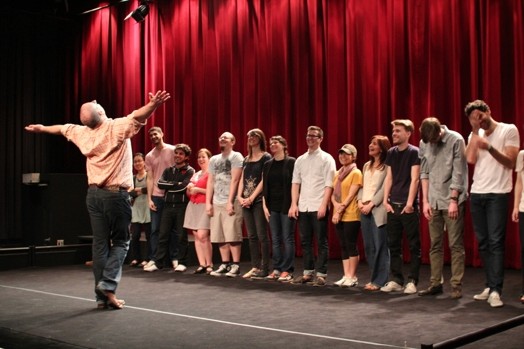 "designer as" students on the stage