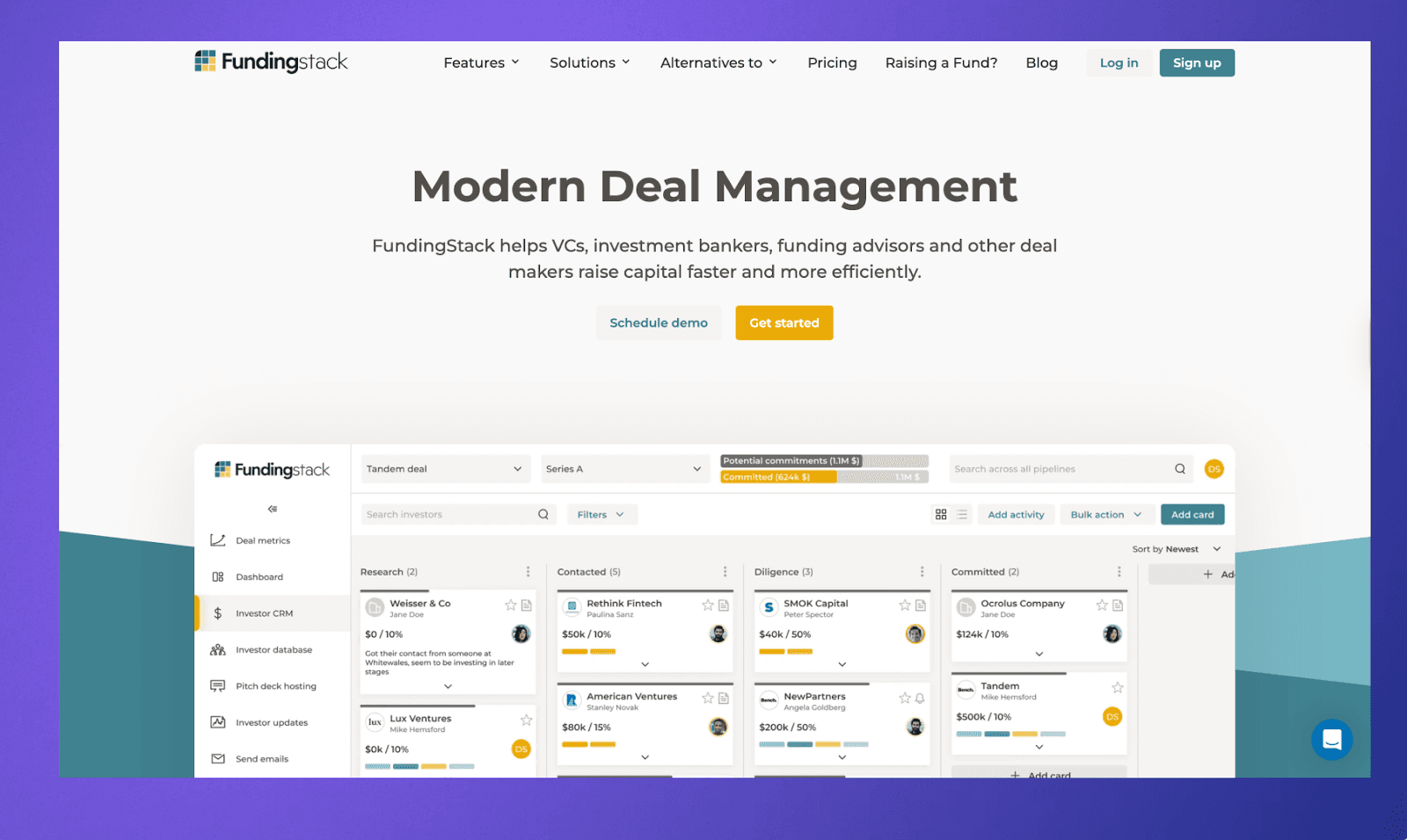 FundingStack Homepage