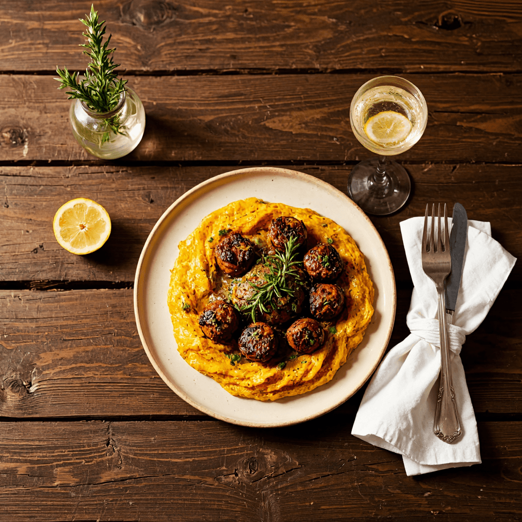 product photography of Gourmet Food