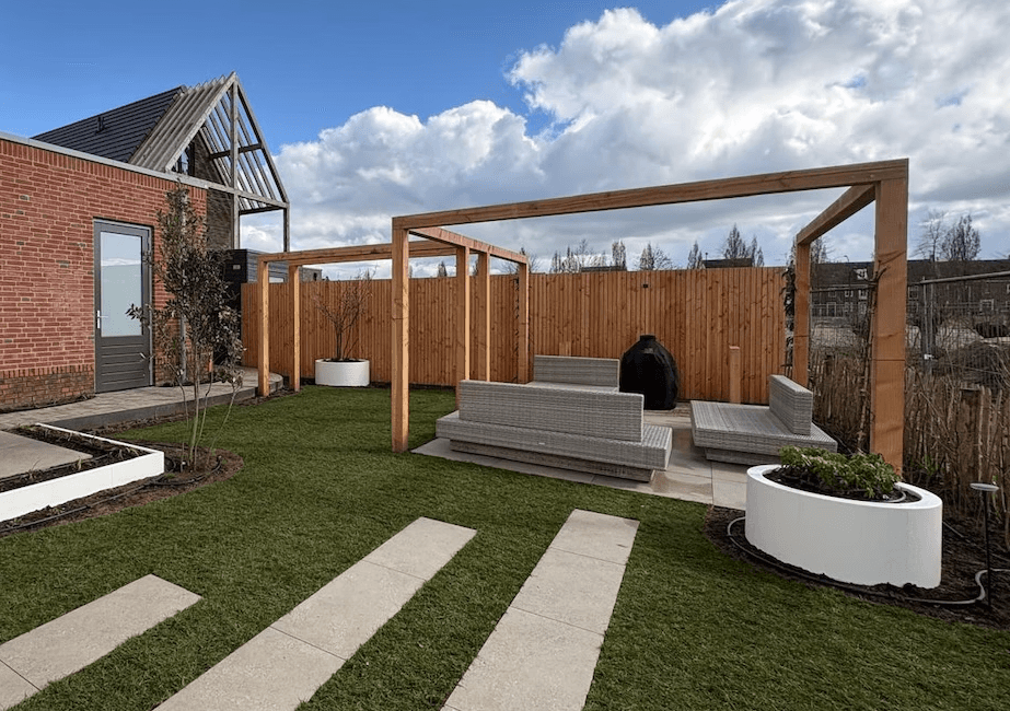 Pergola Art gardens - houtwerk