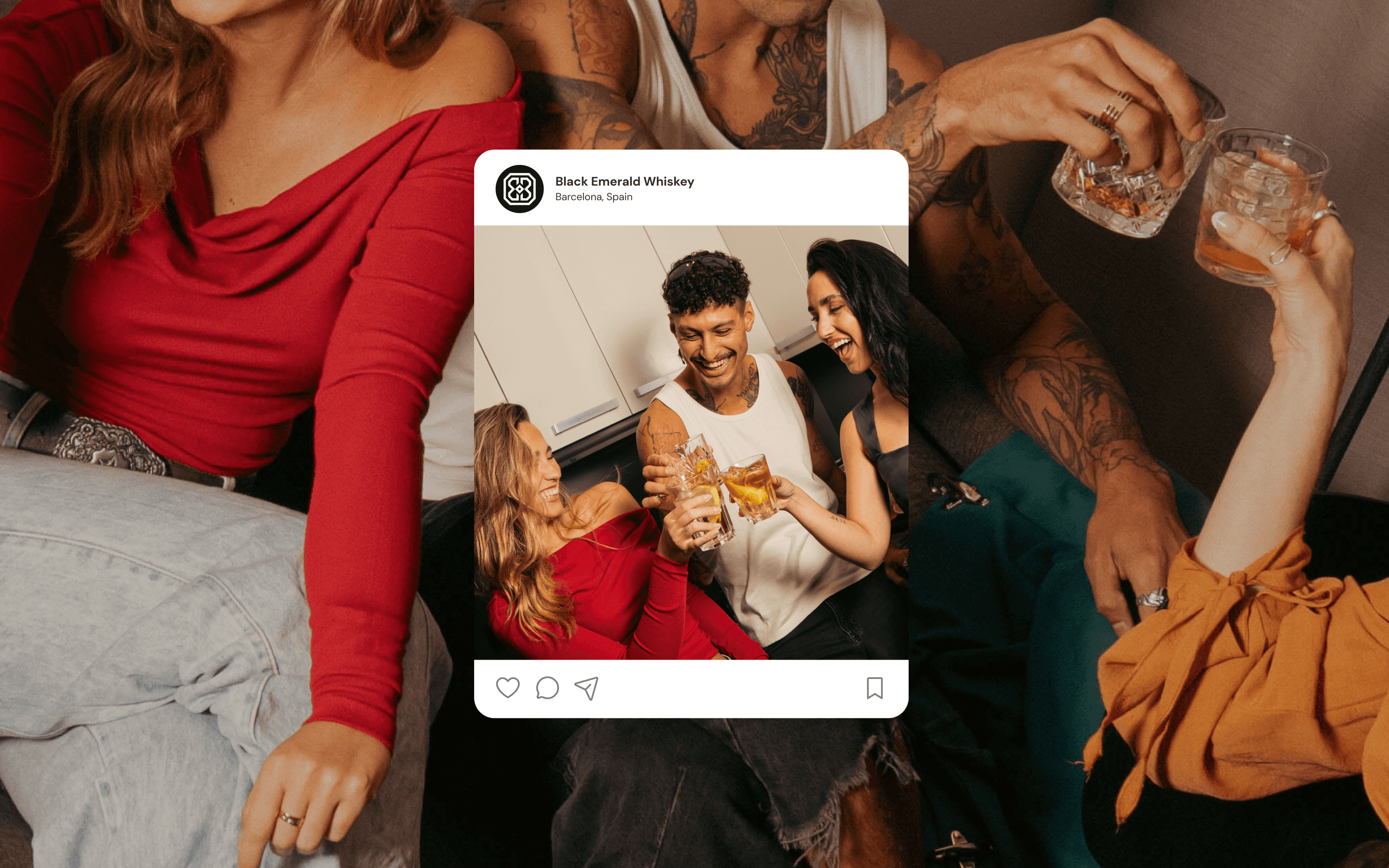 Streetside billboard with flyposters of the Batch.Works brand and illustrations