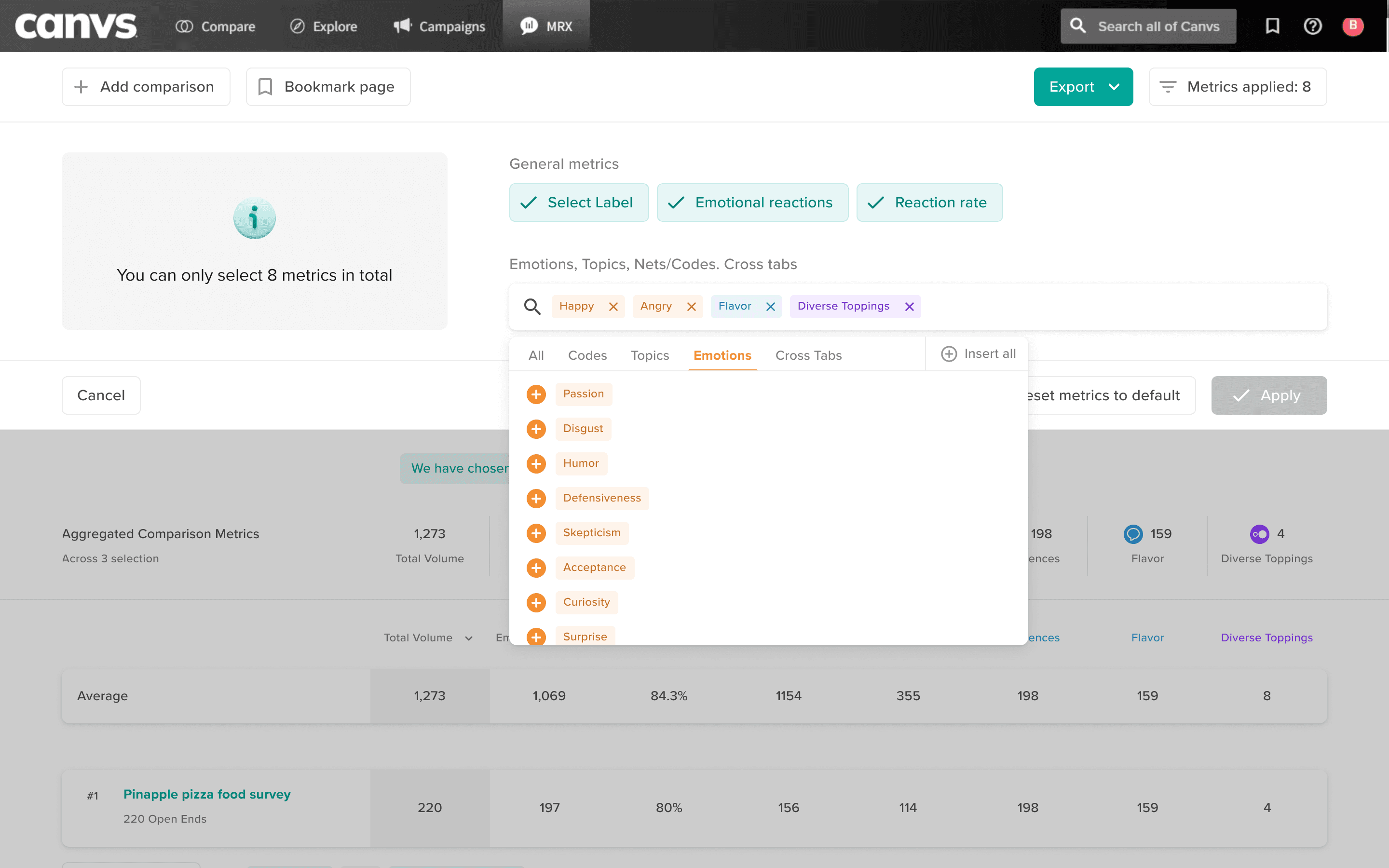 Canvs.ai mockup