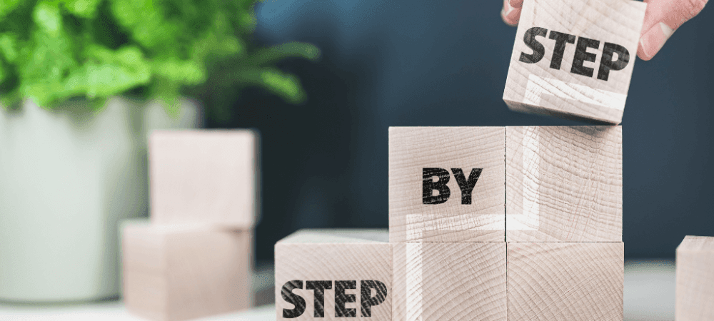 Blocks showing step by step. That's how easily beginner investors can get started