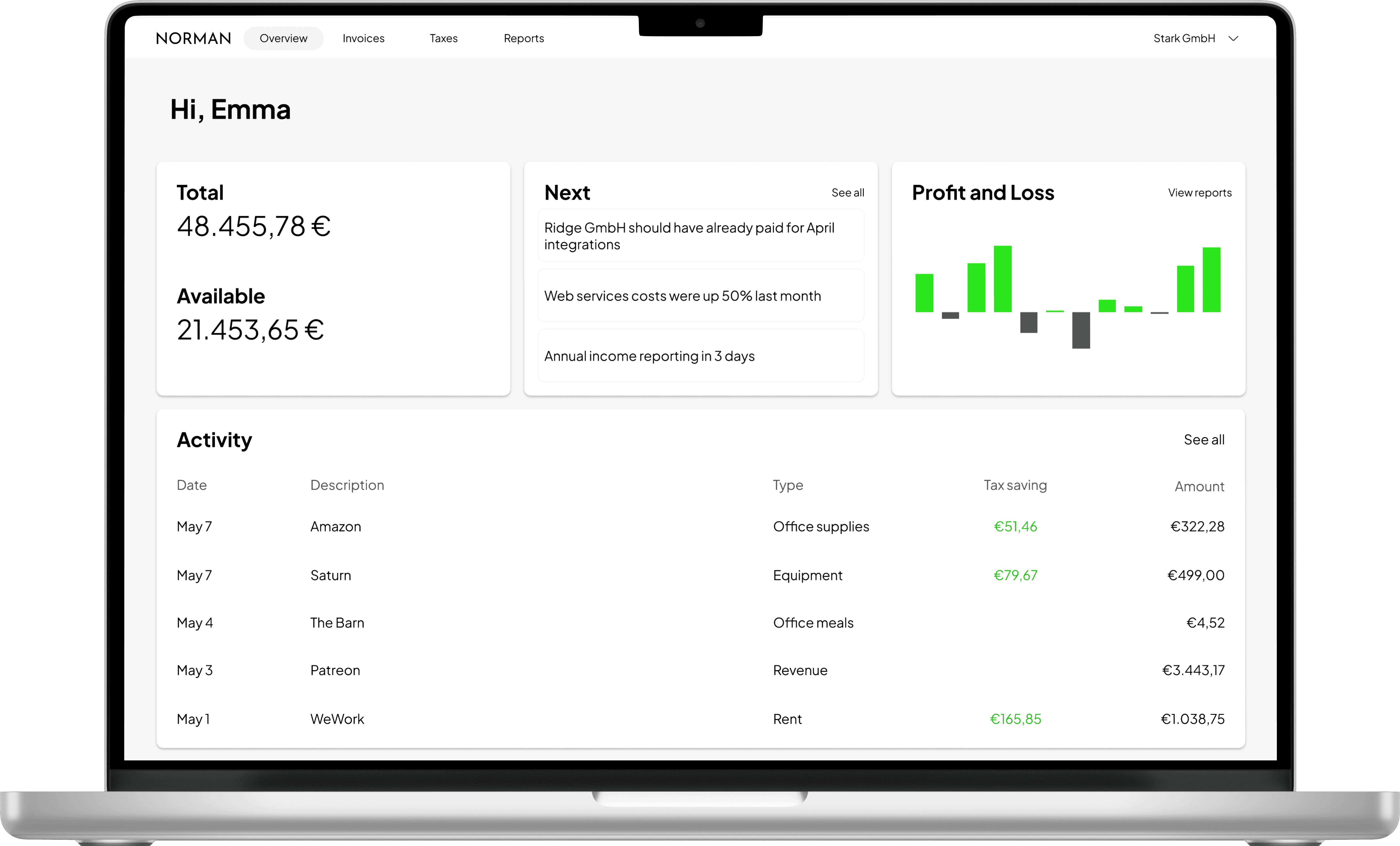 Norman Small Business Banking App For Freelancers Self Employed Norman small business banking app for freelancers self employed