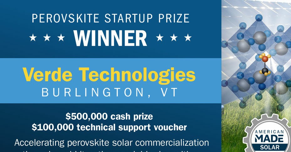 The Perovskite Startup Prize Winner