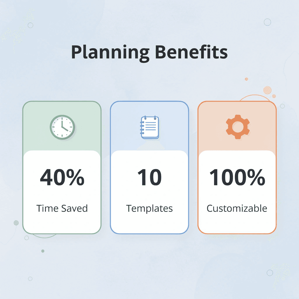 Statistics showing homeschool planning benefits