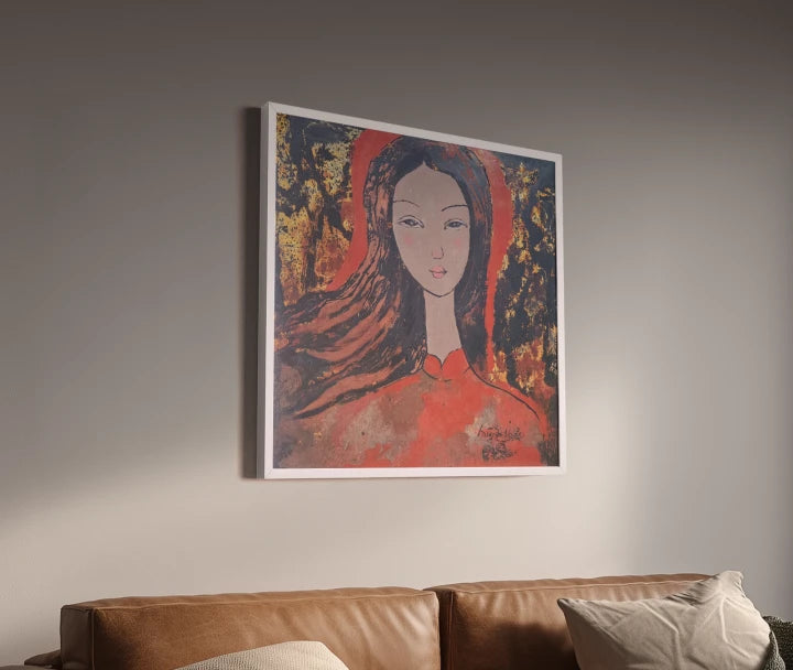 premium art poster and canvas prints, with originals available, from QART , of the artwork " Spring Hair "