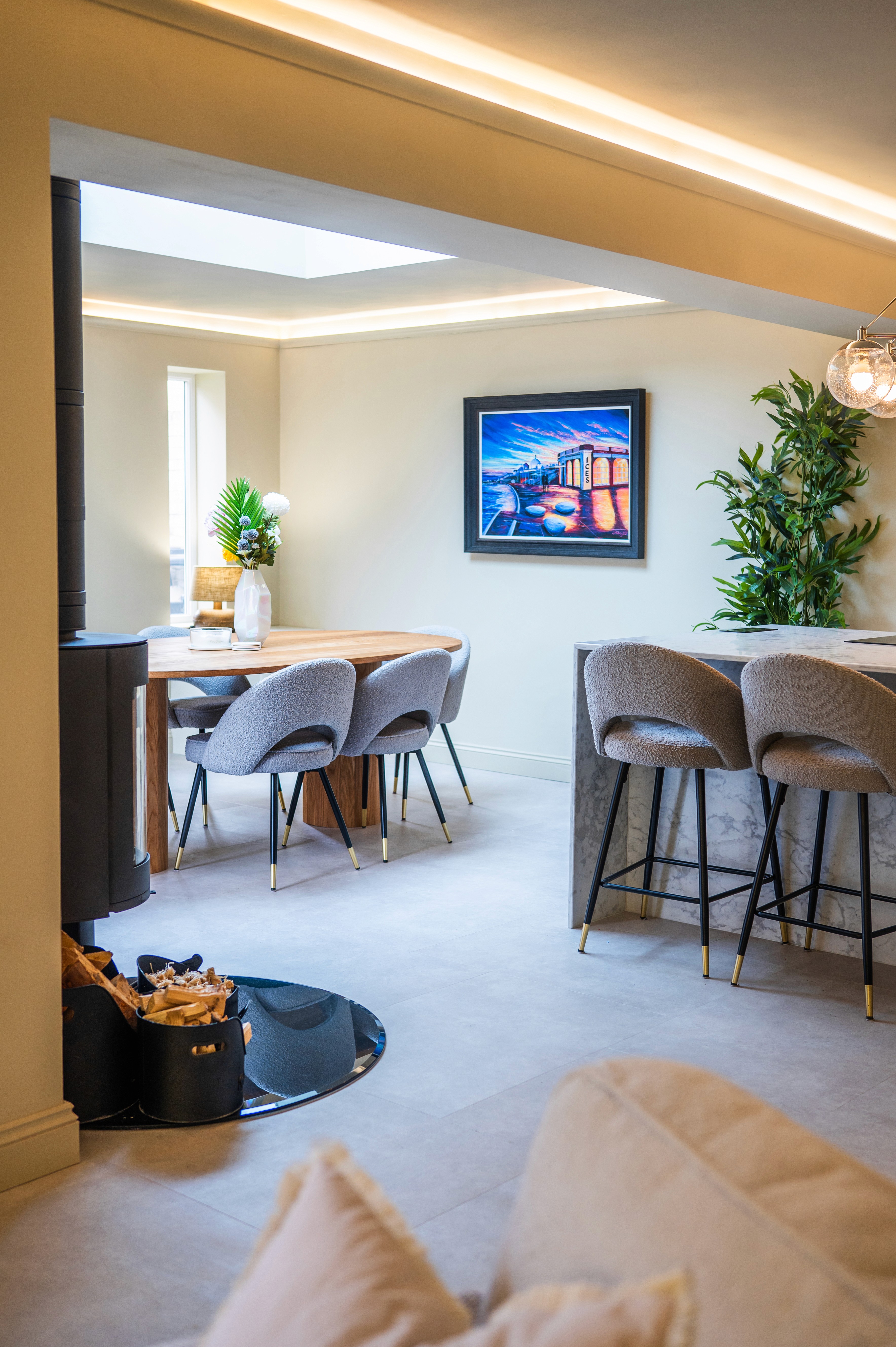 Image of a modern interior design space.