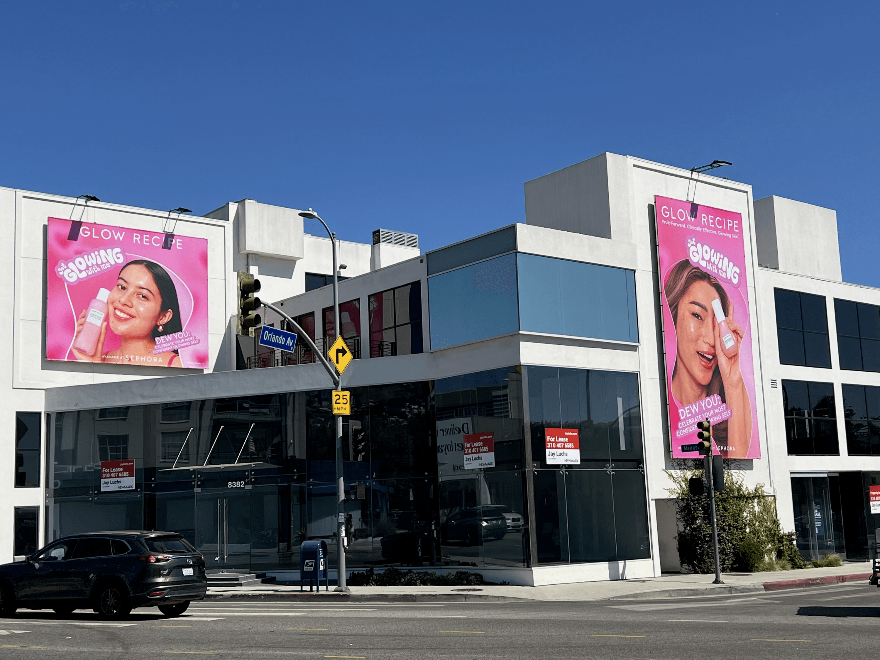 Brand Awareness Out of Home Poster Design on Orlando Ave, California