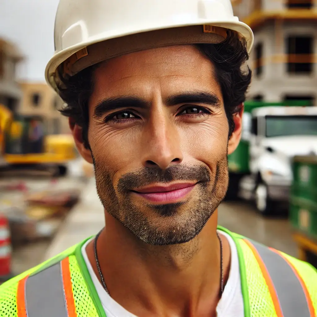 construction worker headshot