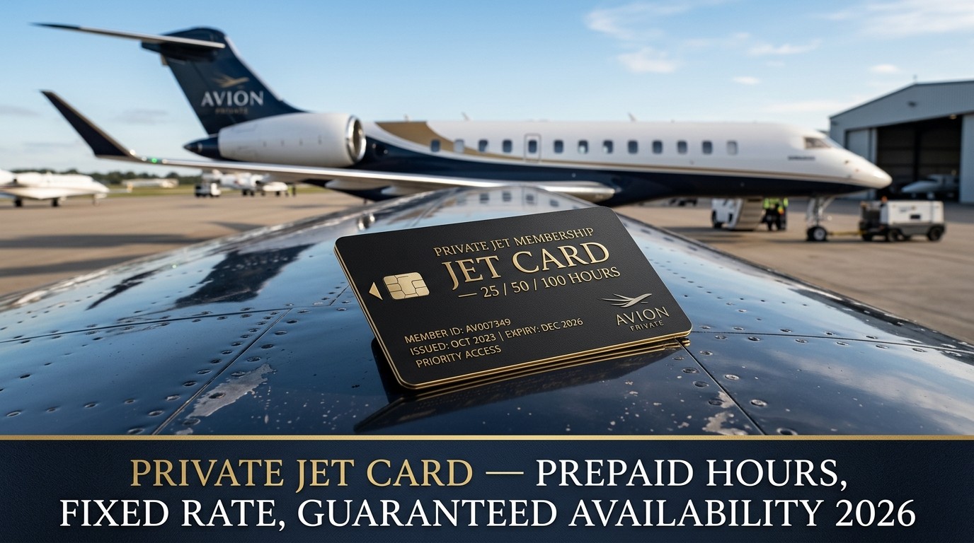 전용기 Jet Card 제트카드 가이드 - 25 50 100시간 시간 선구매 고정 단가 가용성 보장 멤버십 단발 차터 비교 2026 ACK