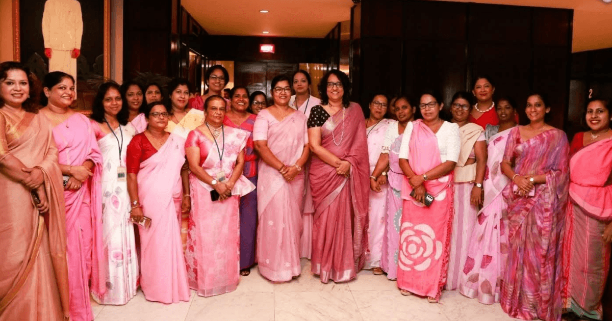 Parliament turns pink