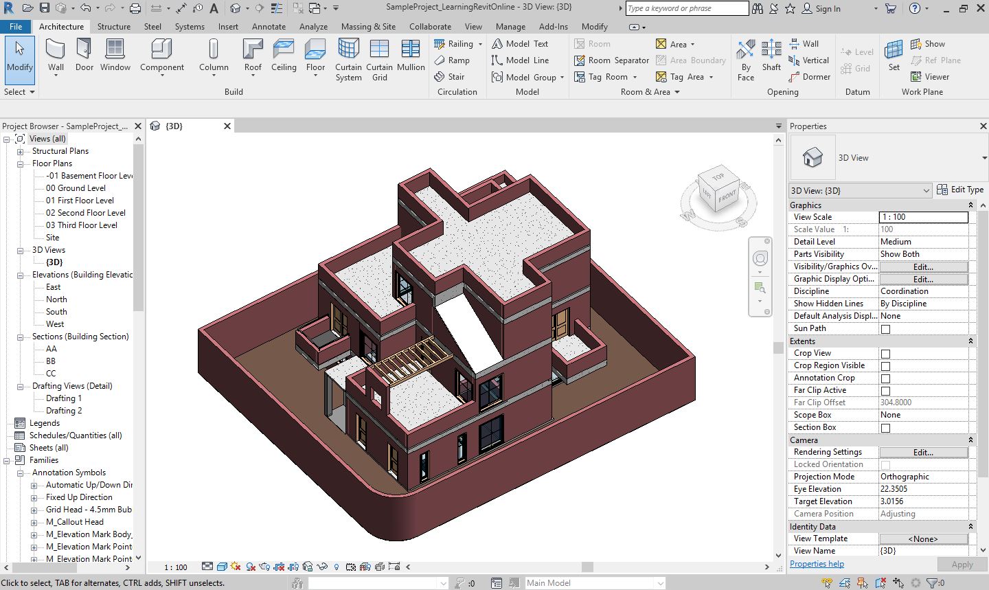 Free revit tutorial online