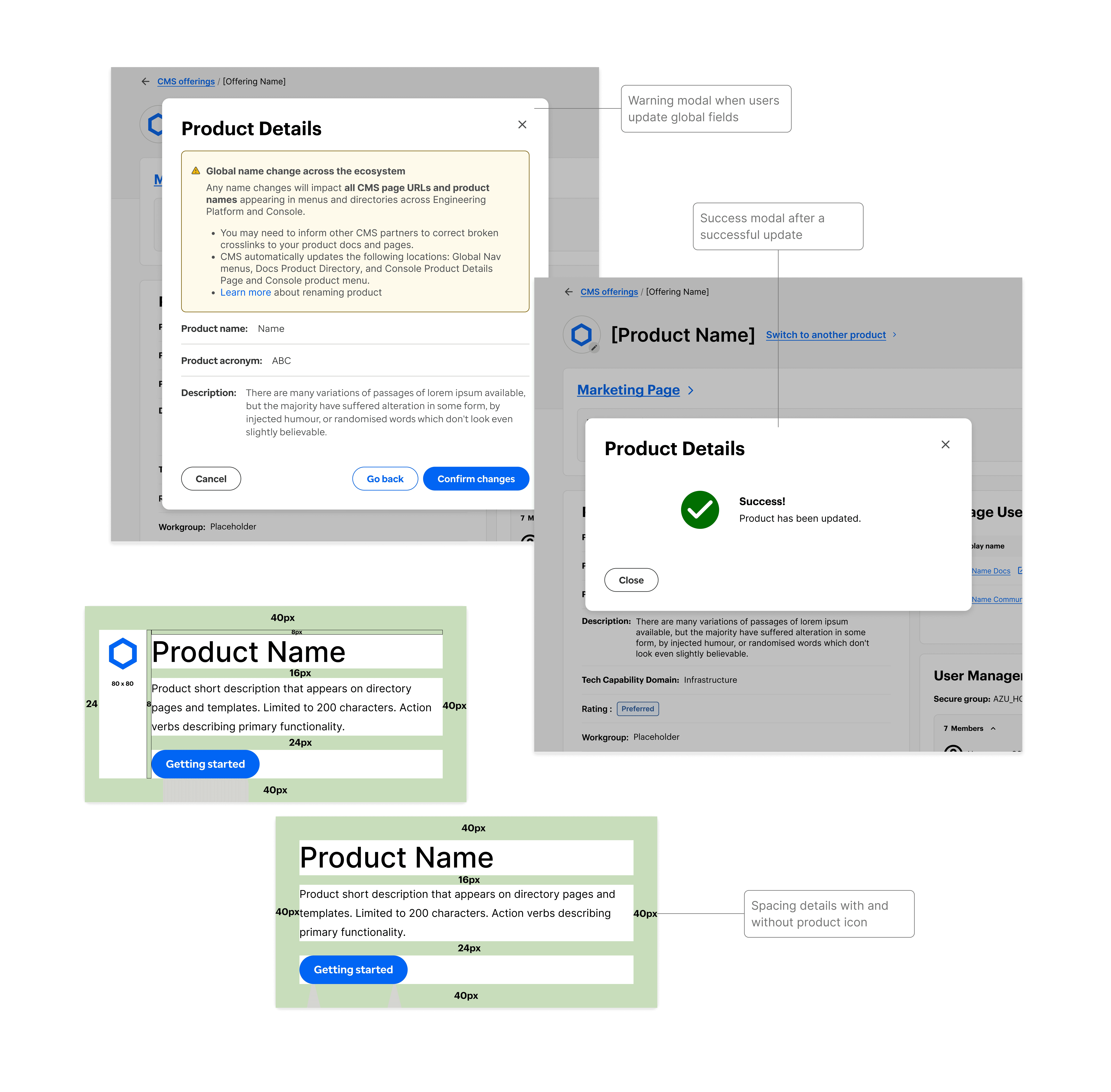 Various edge cases I worked through with engineering