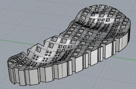 02 / MODEL — Turn the pressure pattern into geometry.