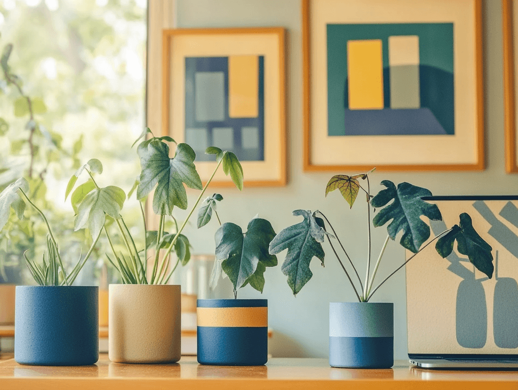 potted plant on a table top