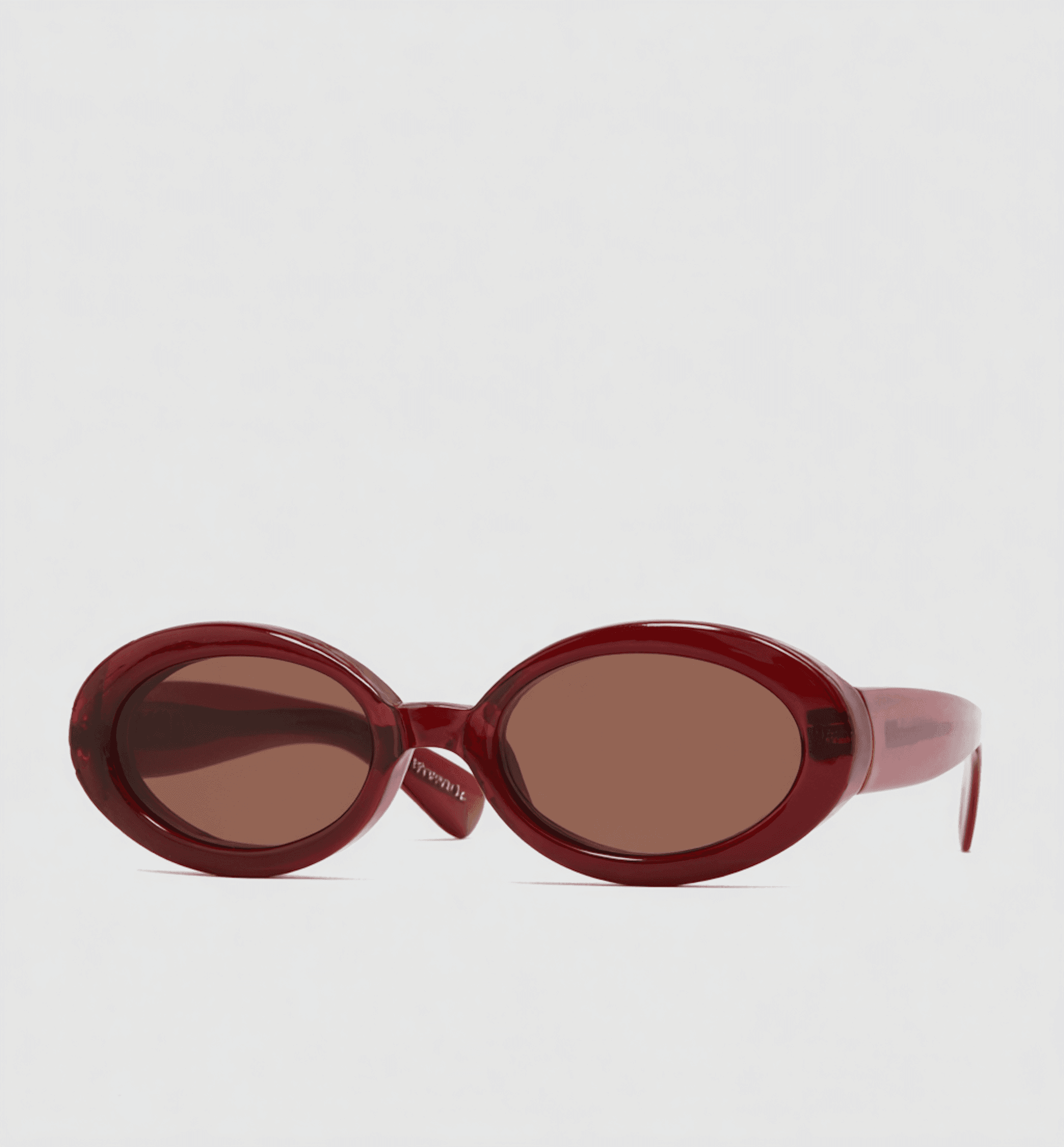 glossy red sunglass