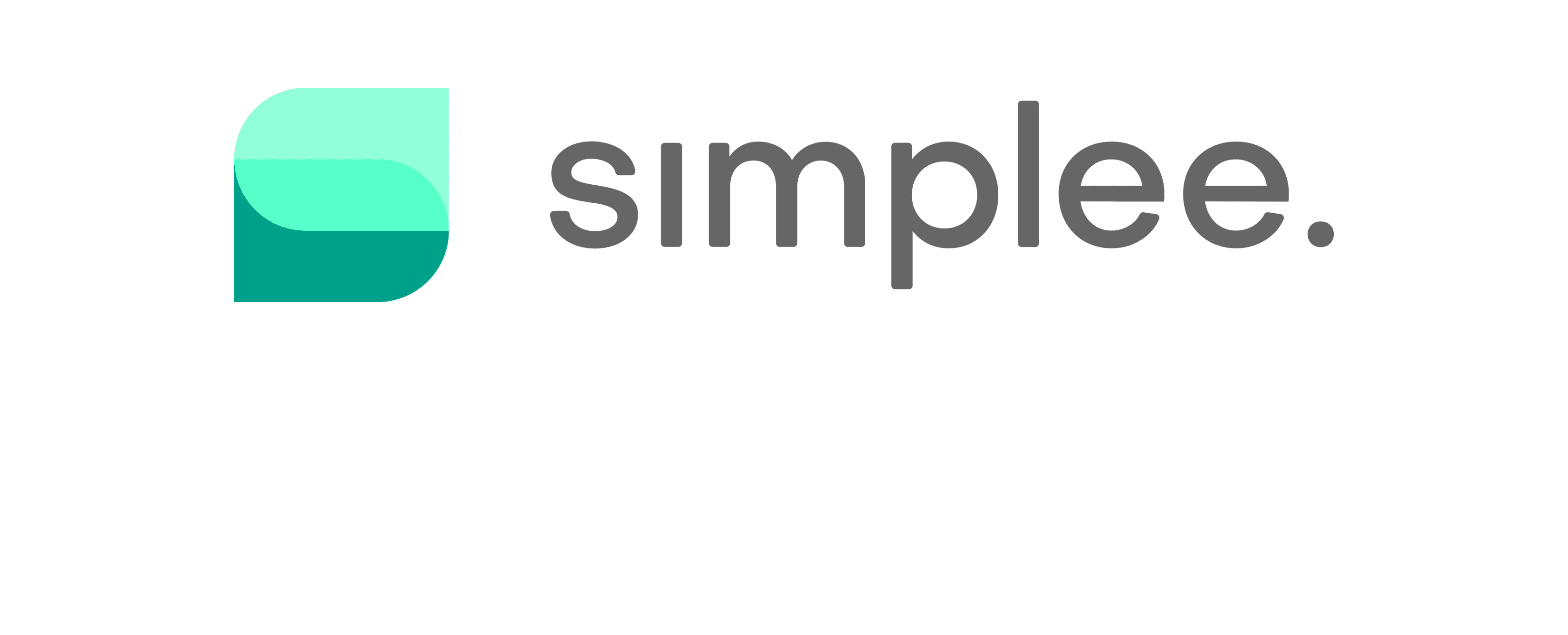 Simplee logo with a welcome message, representing a company involved in providing innovative solutions for mobility, technology, or digital services aimed at simplifying sustainable practices in Switzerland