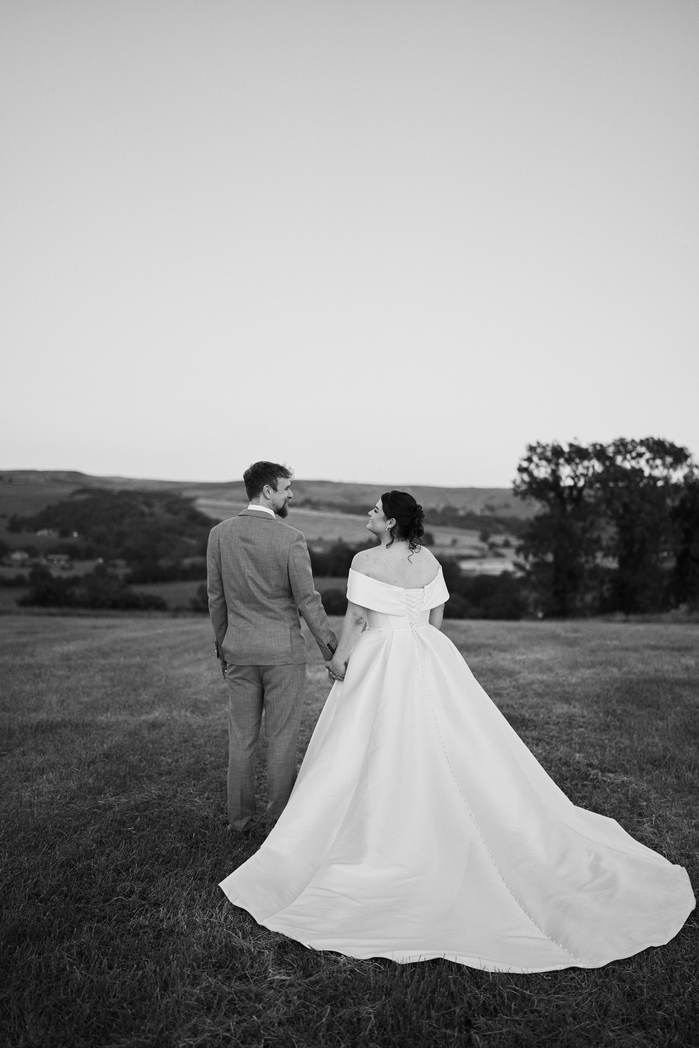 bride holding flower bouquet