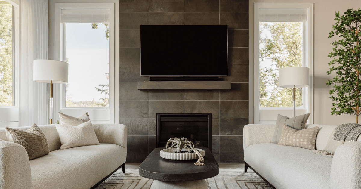 We’re so excited to share details from The Norkirk House: Living Room –– one of our favorite interior design + professional organizing projects in Kirkland, WA.