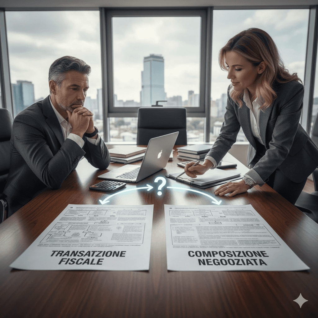 Differenze tra transazione fiscale e composizione negoziata: quale scegliere?