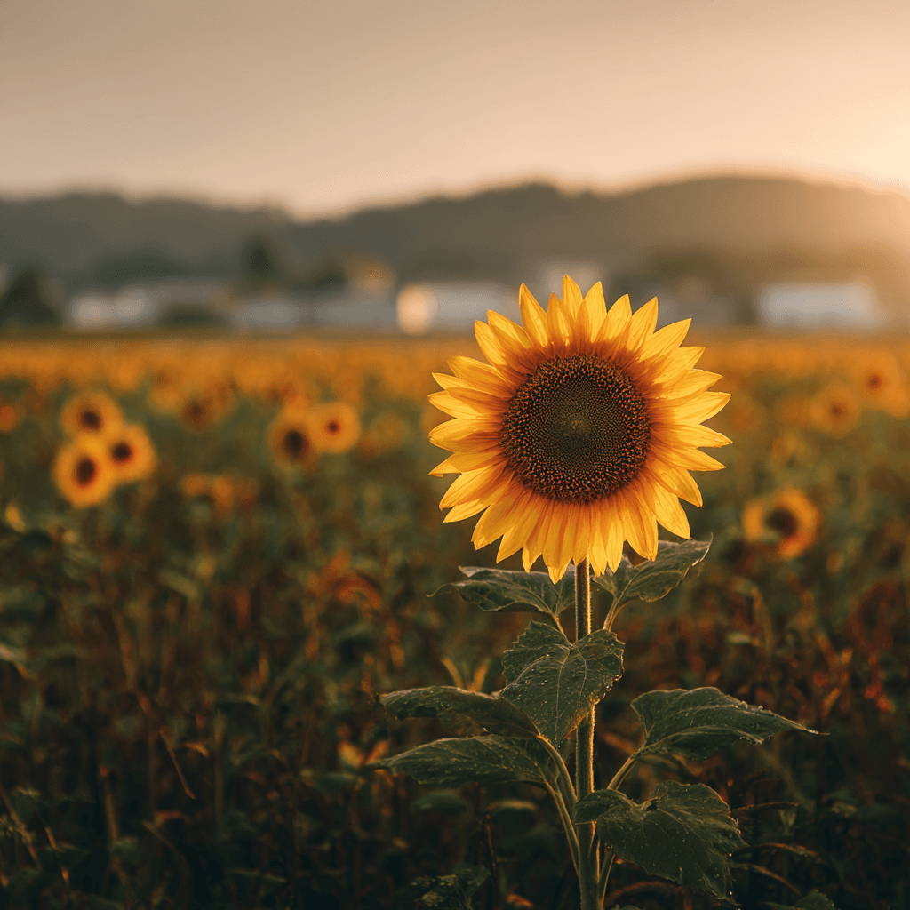 sunflower fields Apple Watch collection header image featuring floral and summer.