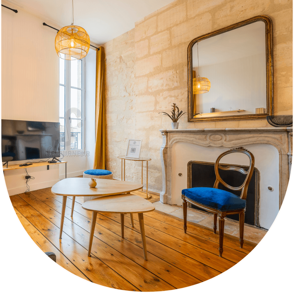 Man browsing on tablet