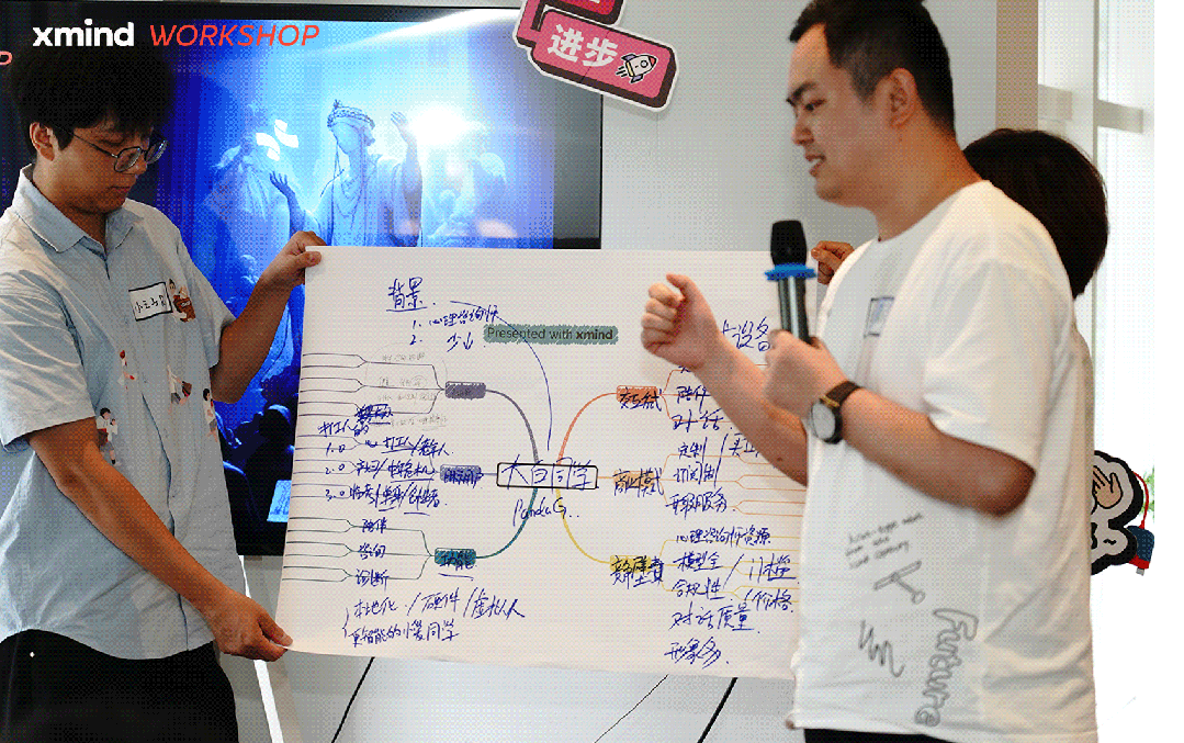 Xmind 研讨会现场展示