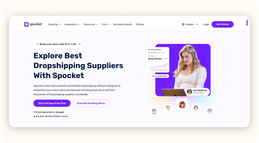 Spocket – Fast Access to US and European Suppliers