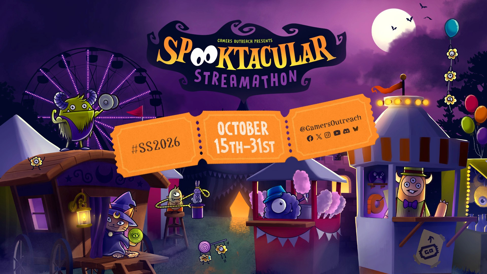 Spooktacular Streamathon 2026 dates