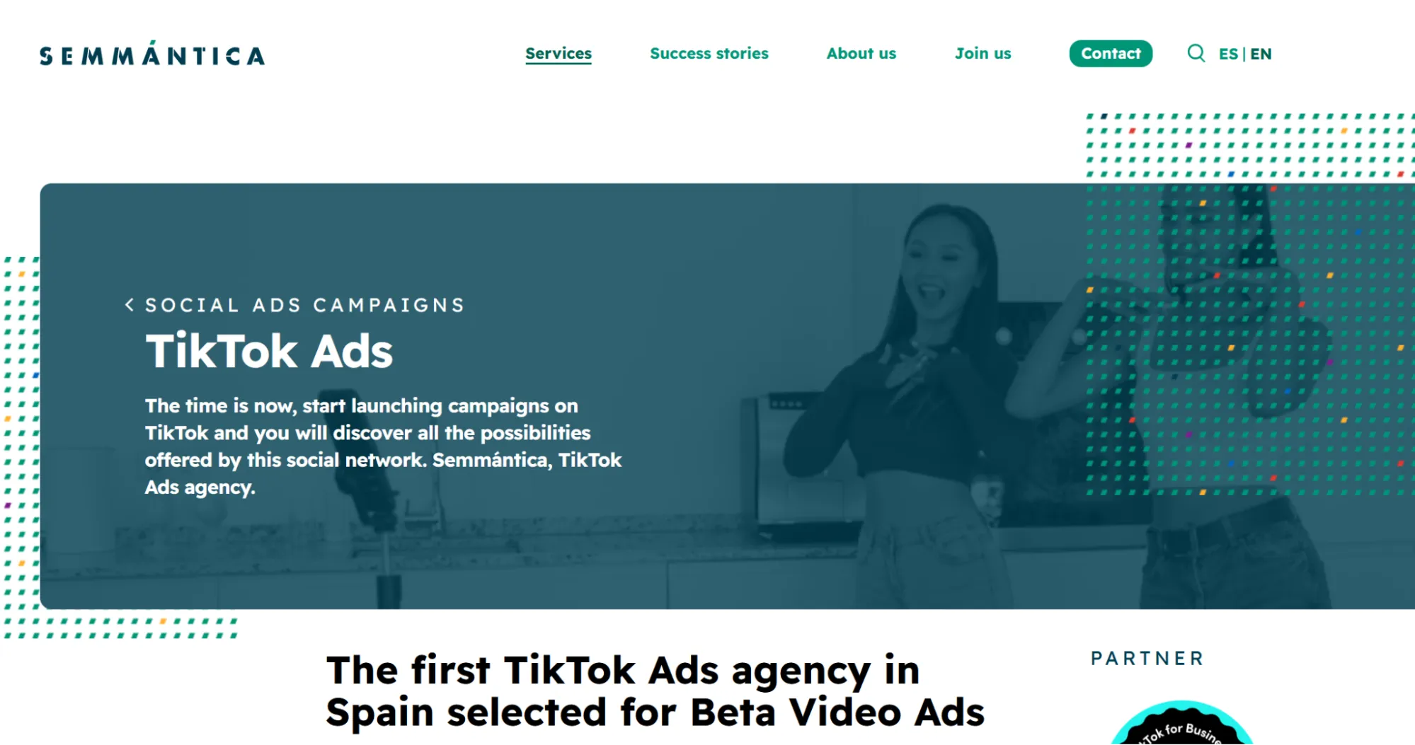 Semmántica - Best for Low-funnel TikTok campaigns driving sales