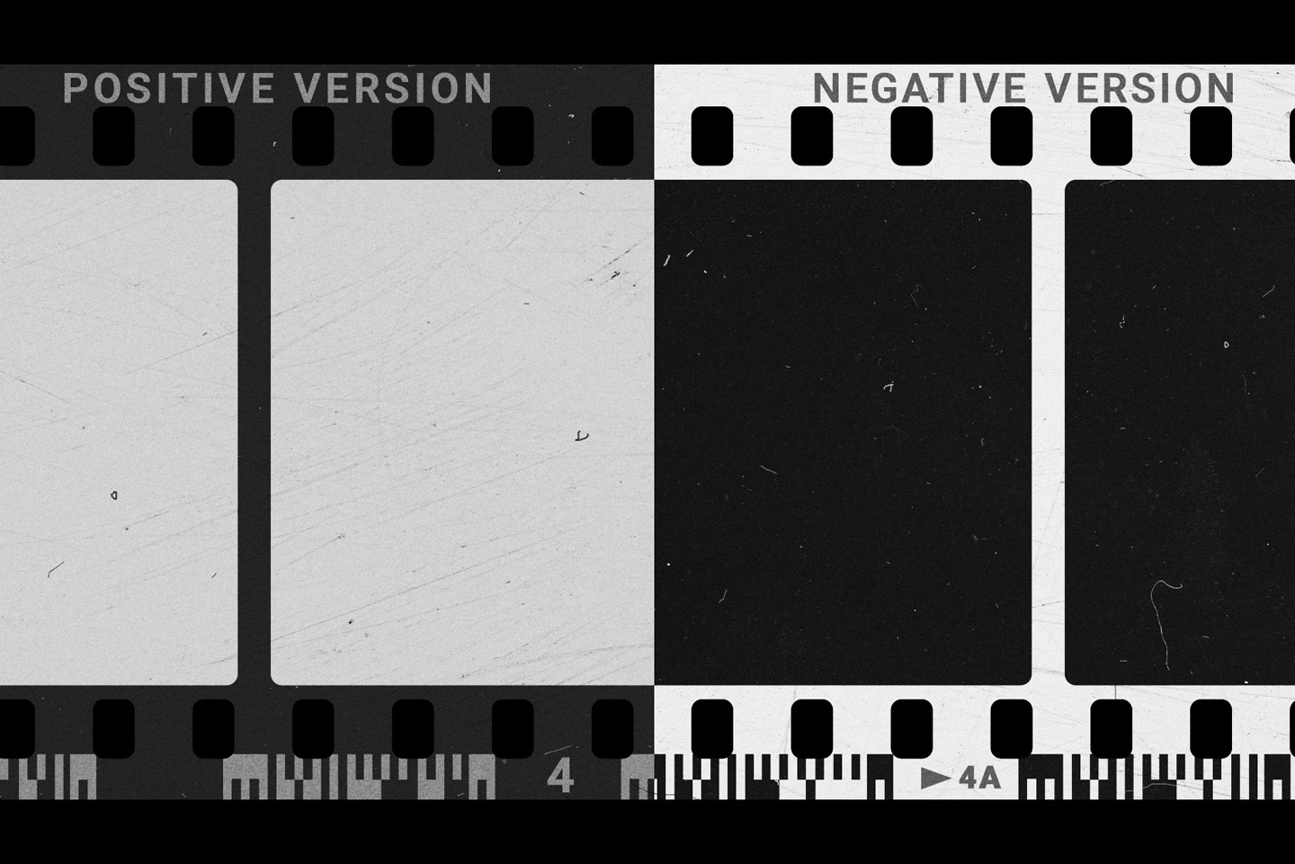 Before and after comparison showing film dust texture applied to photograph