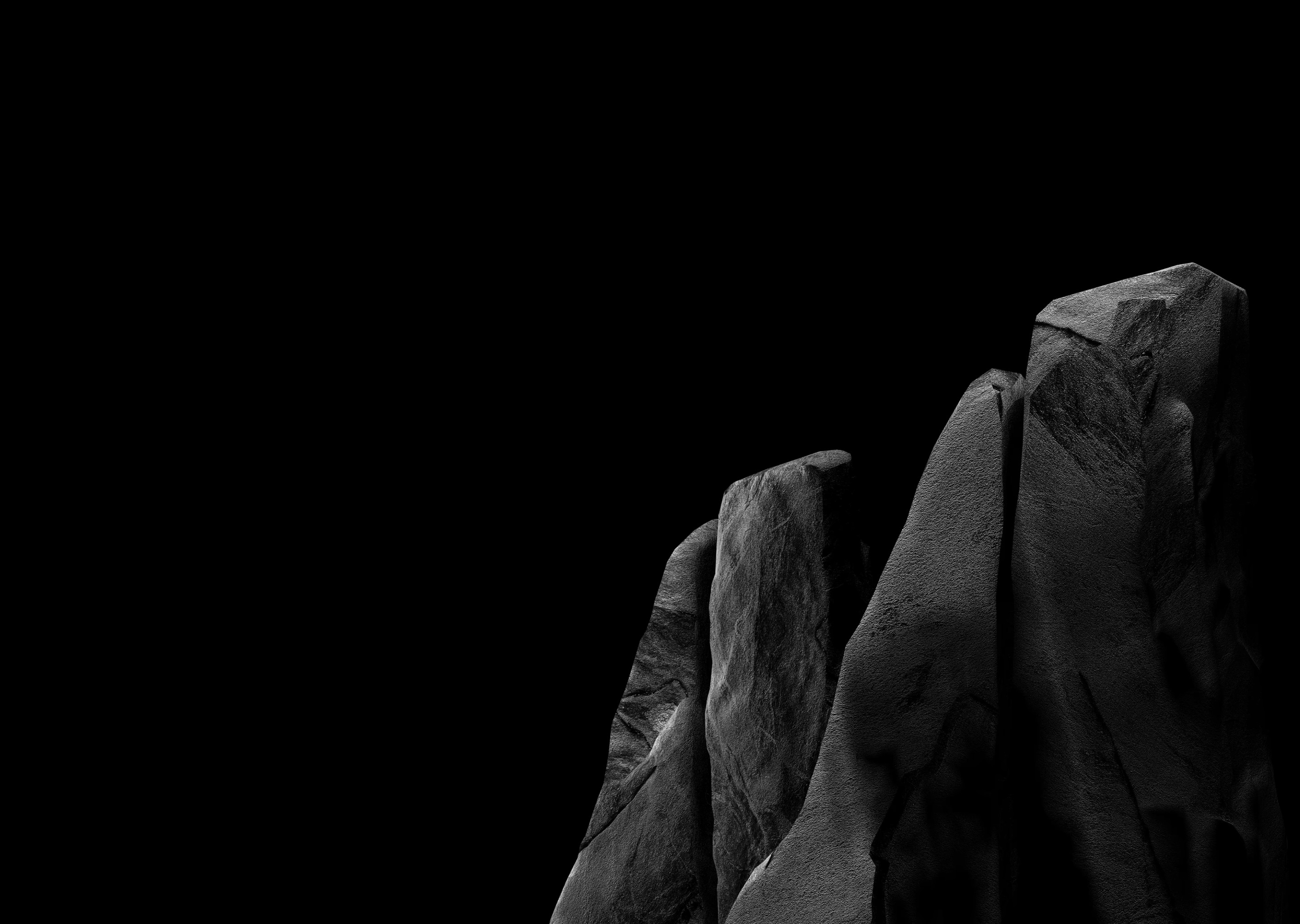 Black rock background