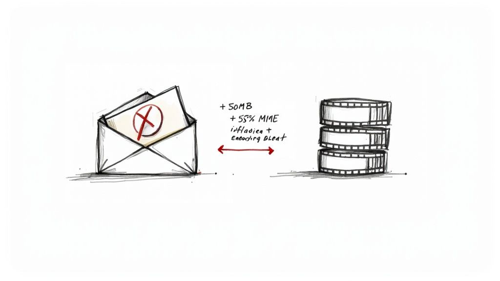 A person looking frustrated at their computer screen with an error message.