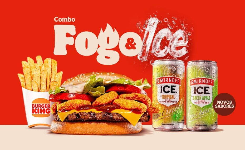Burger King instala torneiras de Smirnoff ICE em restaurantes selecionados