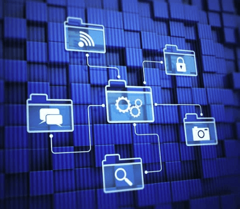 A blue firework ball on a black background