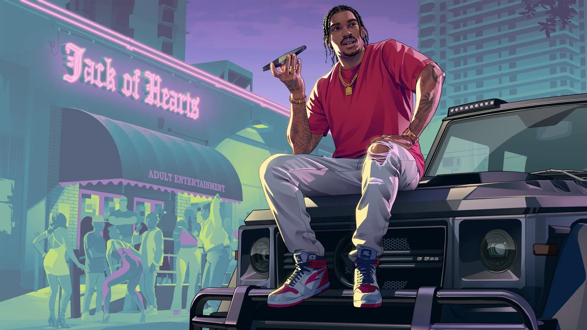 First GTA 6 Trailer Brings Back Vice City and Introduces Lucia artwork