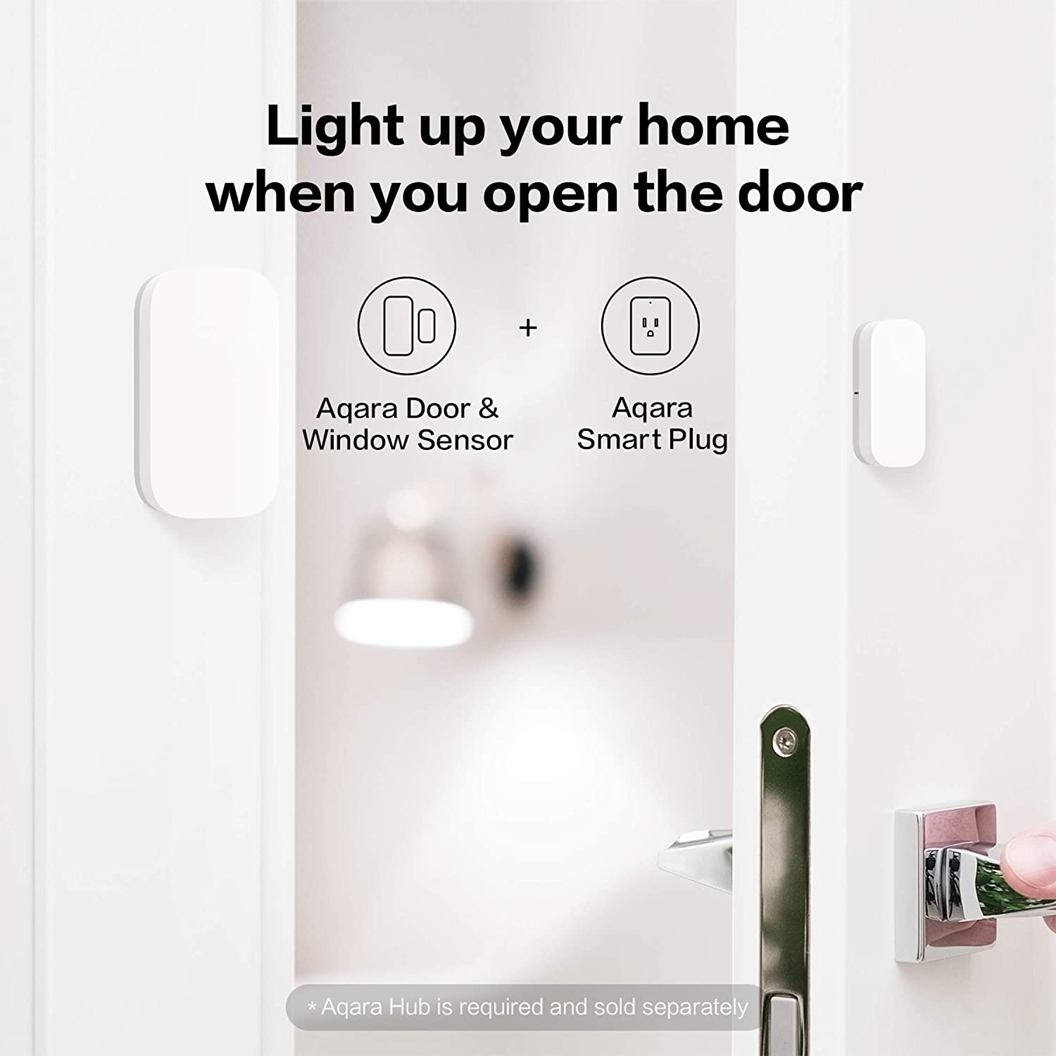 Aqara Door Window Sensor - Automate lights