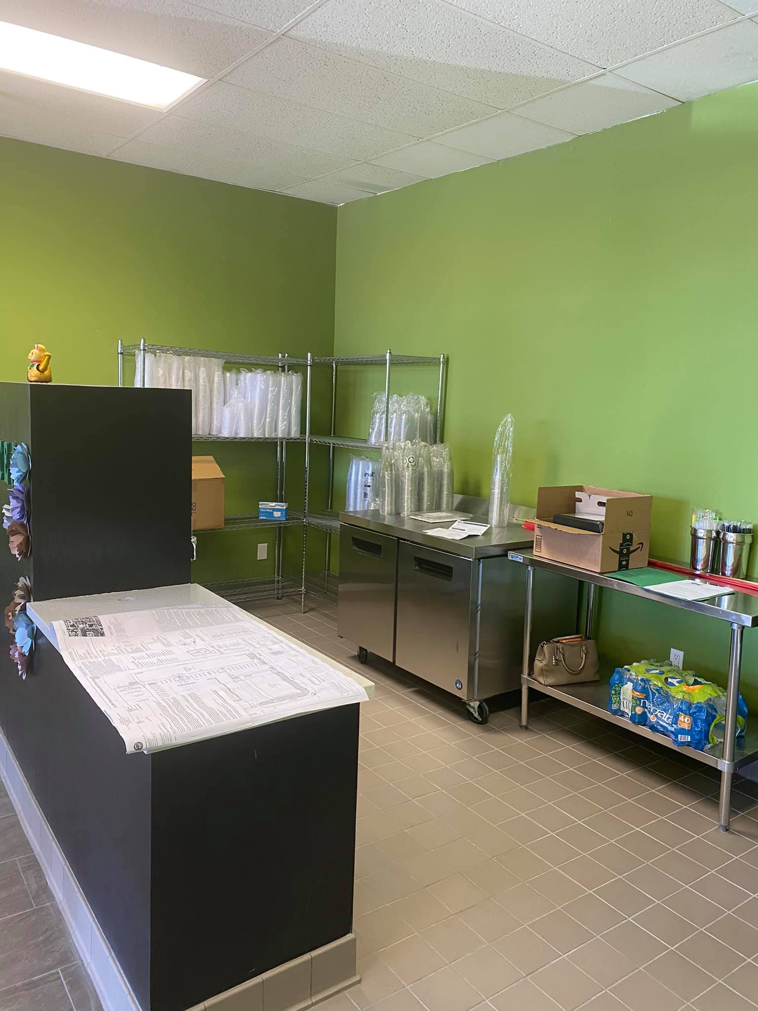 Karak Boba commercial interior build-out by THP Construction