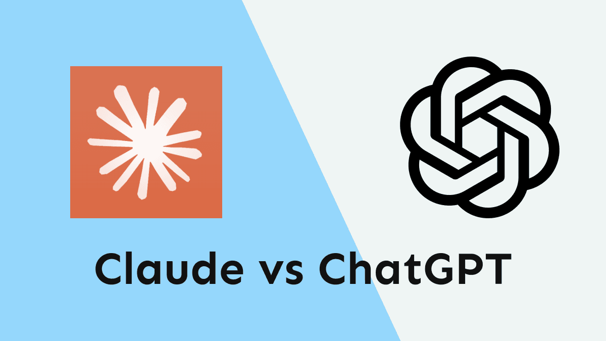 Thumbnail showing the logos of chatgpt vs Claude