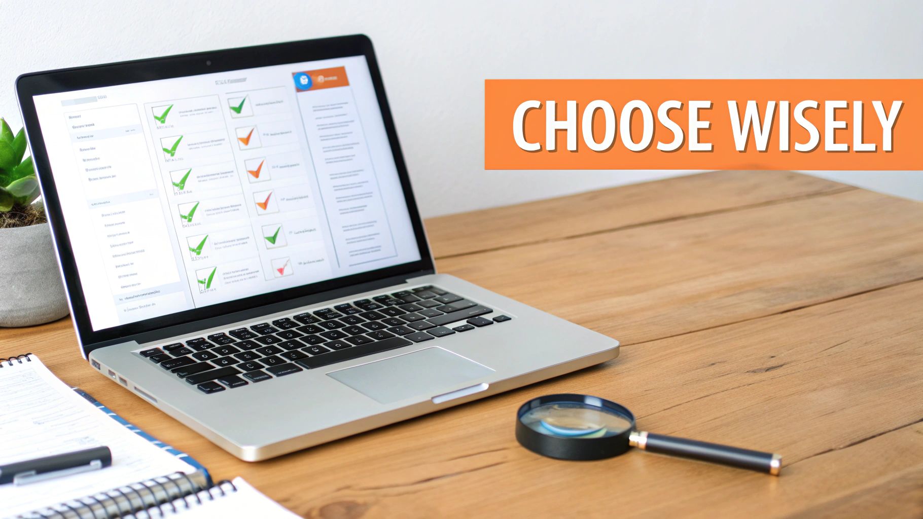 A person sitting at a desk and taking a cognitive test on a laptop, looking focused.