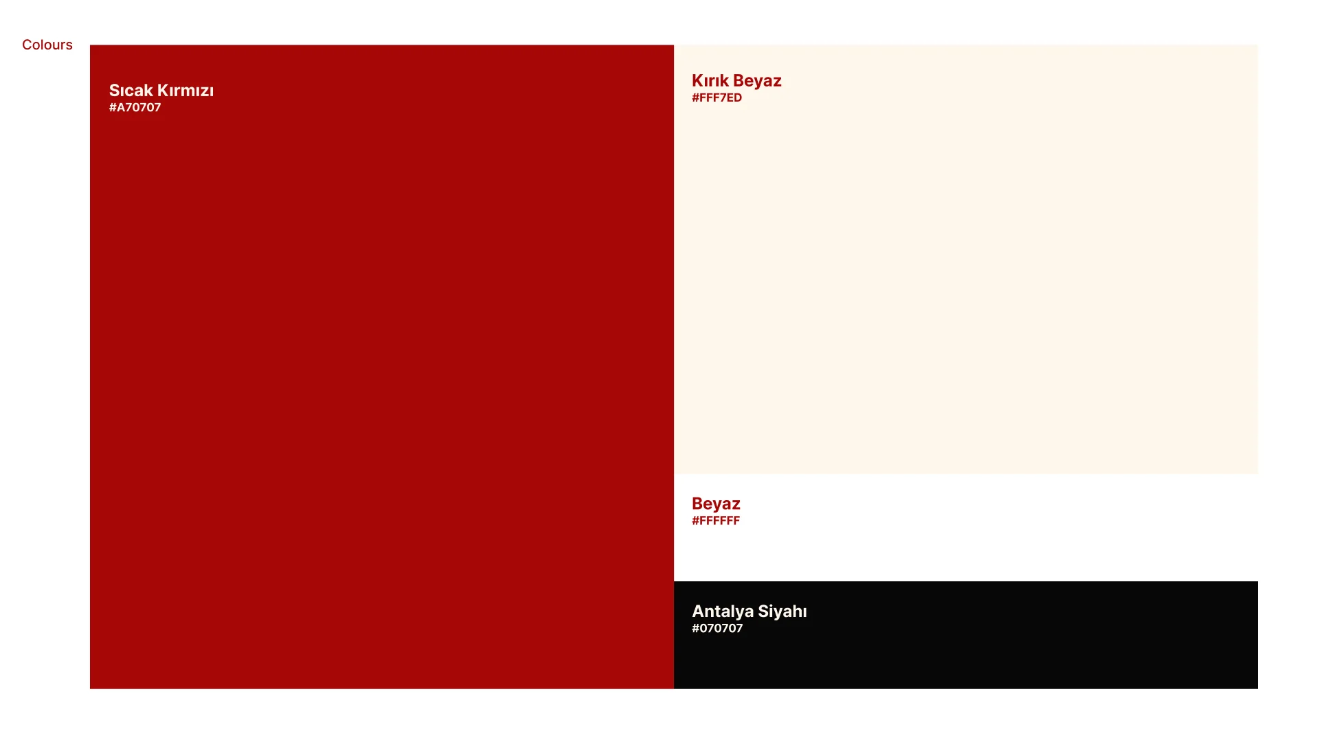 Brand colours