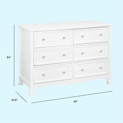 Elegant davinci kalani dresser with ample storage space and a timeless design.