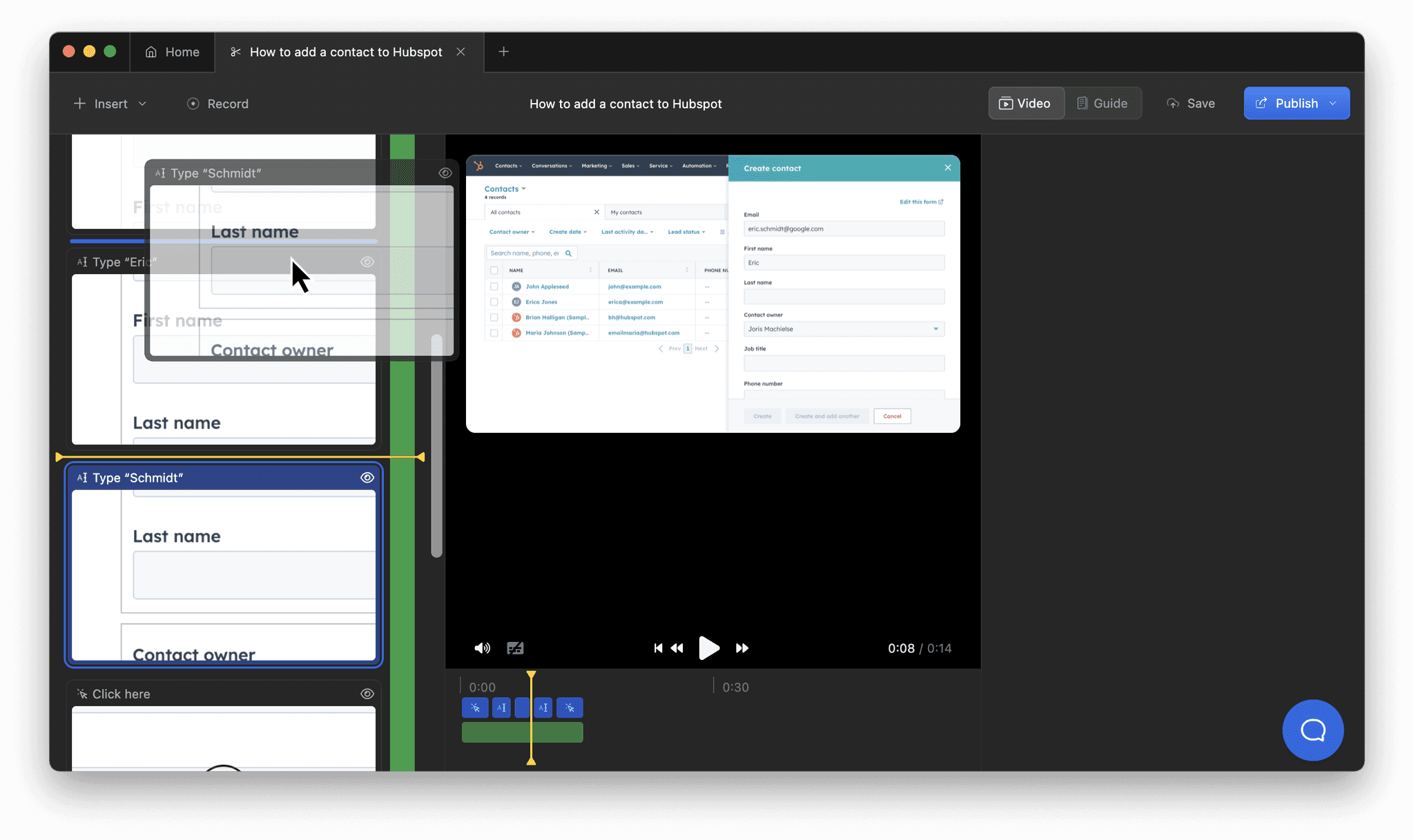 Create video tutorials with AI, in minutes Record Once