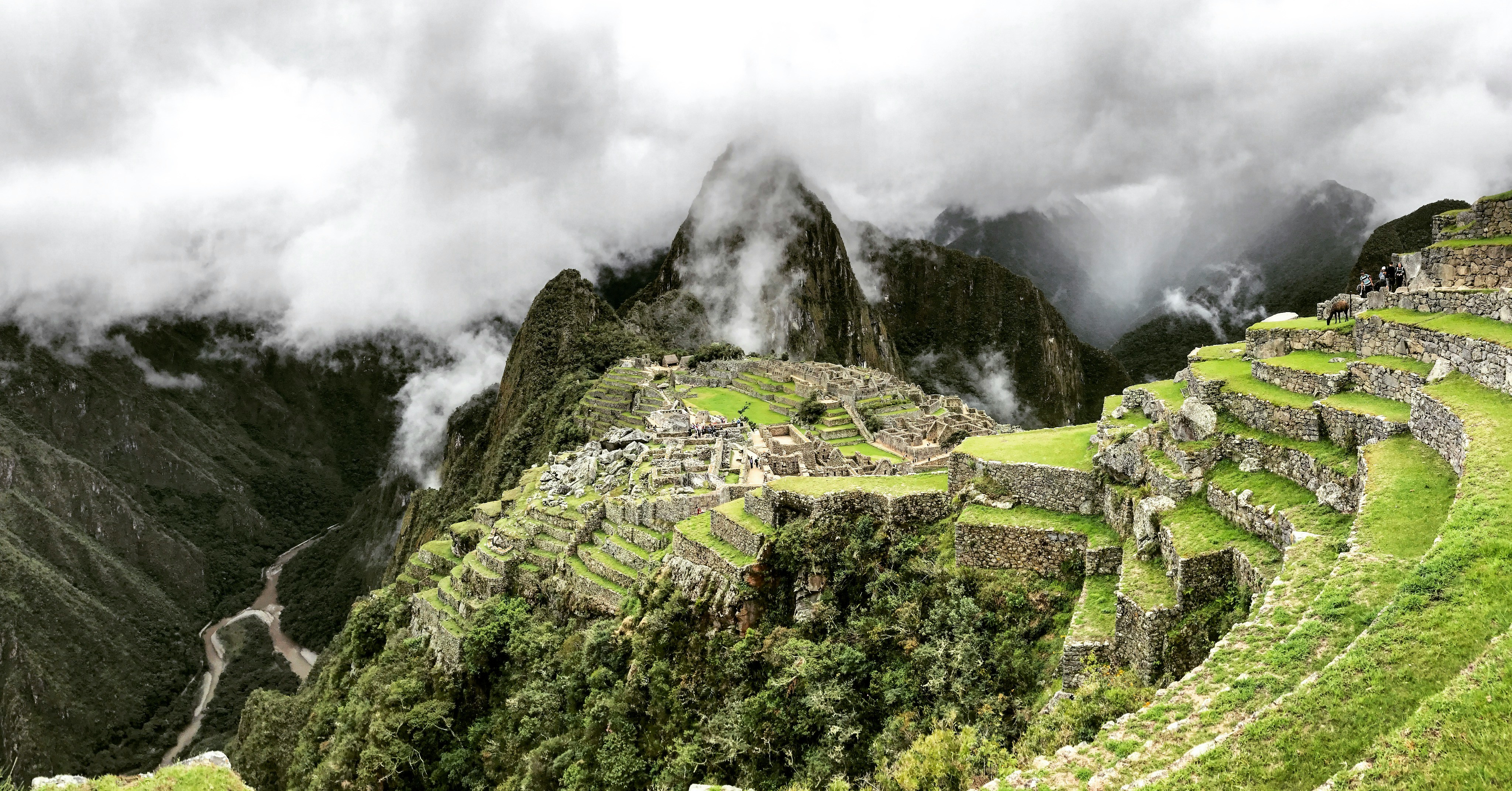 Terrassierung Trockenmauern Machu Picchu