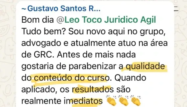 Depoimento de aluno 10