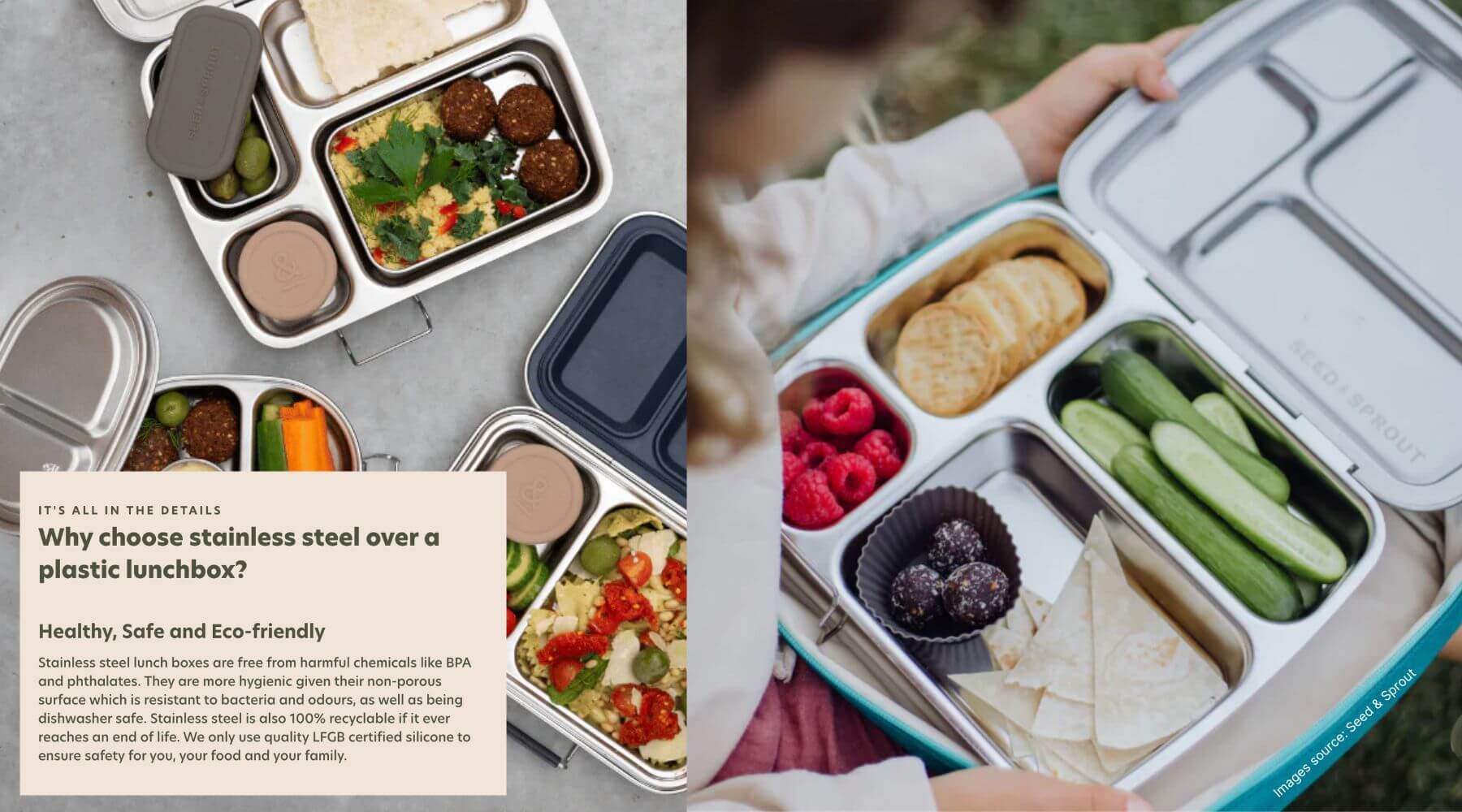 Seed & Sprout - Stainless steel launchboxes